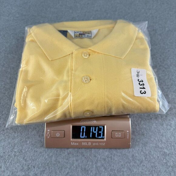 Men's Cutter & Buck Size Large Ryder Cup The Country Club Yellow Polo Shirt Golf - Picture 9 of 10